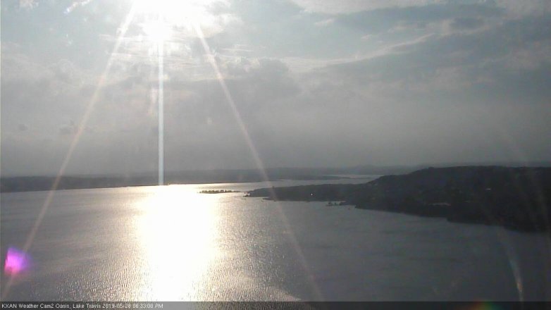 Lake Travis webcam, May 28, 2019 5:35 PM CT