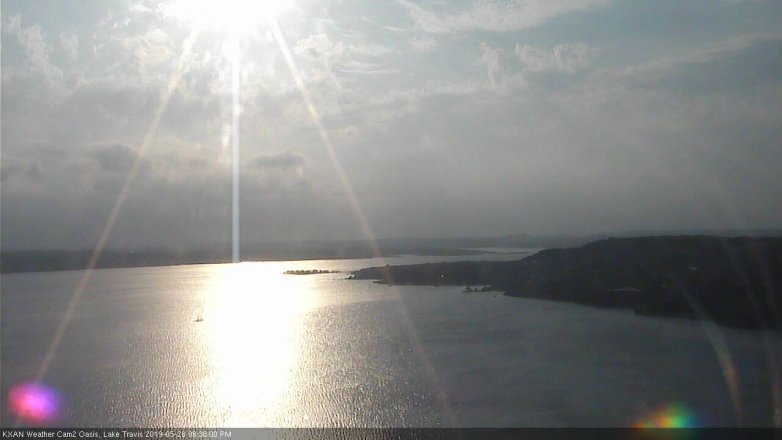 Lake Travis webcam, May 28, 2019 5:40 PM CT
