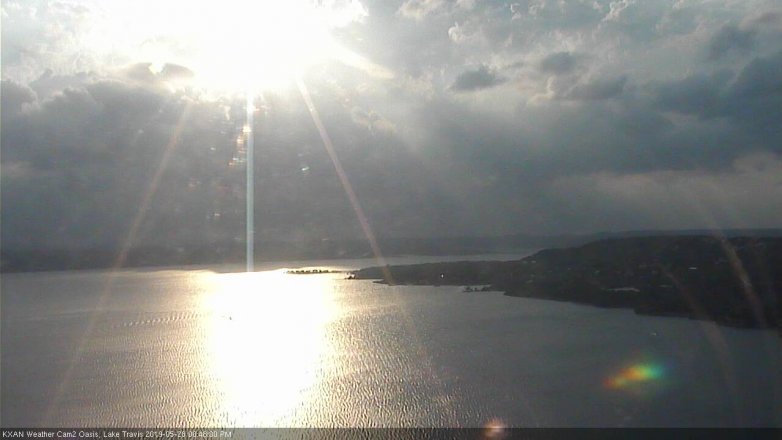Lake Travis webcam, May 28, 2019 5:50 PM CT