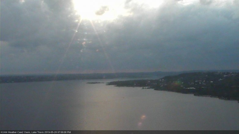 Lake Travis webcam, May 28, 2019 6:10 PM CT