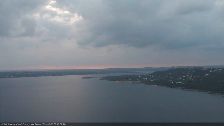Lake Travis webcam, May 28, 2019 6:20 PM CT