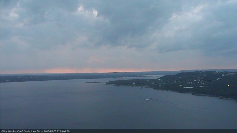Lake Travis webcam, May 28, 2019 6:25 PM CT