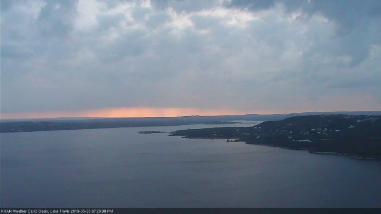 Lake Travis webcam, May 28, 2019 6:30 PM CT