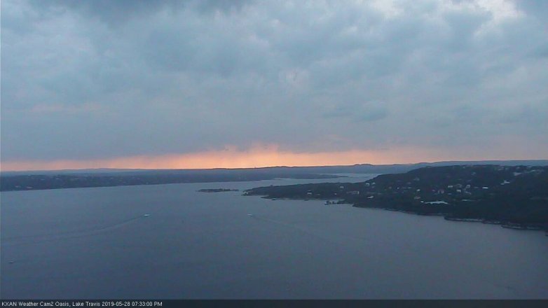Lake Travis webcam, May 28, 2019 6:35 PM CT