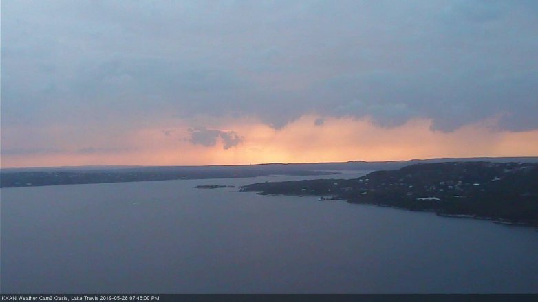 Lake Travis webcam, May 28, 2019 6:50 PM CT