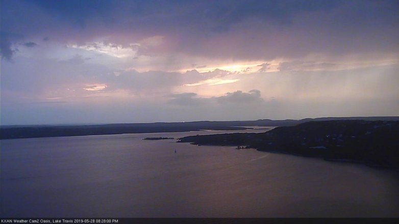 Lake Travis webcam, May 28, 2019 7:30 PM CT