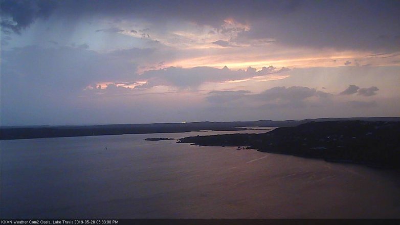 Lake Travis webcam, May 28, 2019 7:35 PM CT