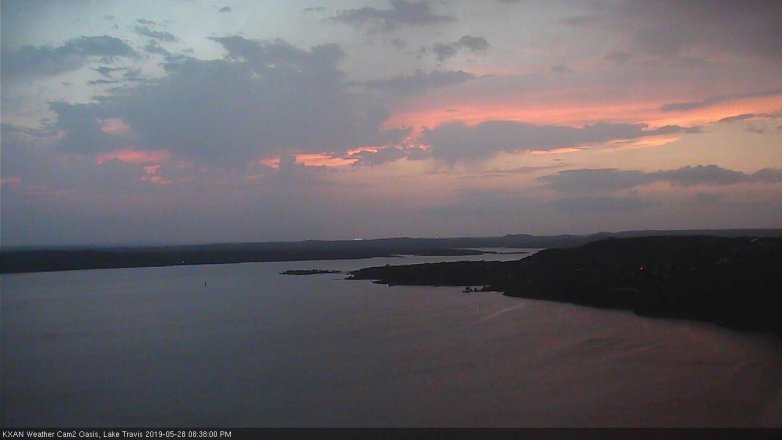 Lake Travis webcam, May 28, 2019 7:40 PM CT