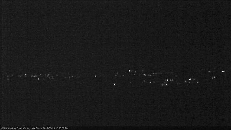 Lake Travis webcam, May 28, 2019 9:05 PM CT