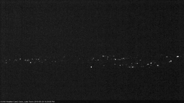 Lake Travis webcam, May 28, 2019 9:30 PM CT