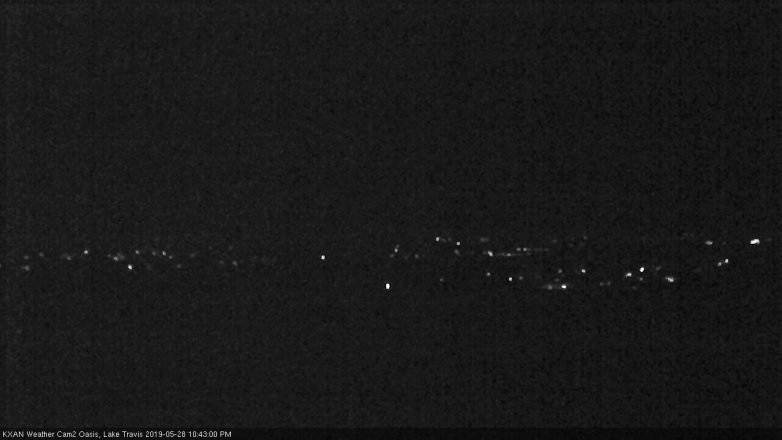 Lake Travis webcam, May 28, 2019 9:45 PM CT