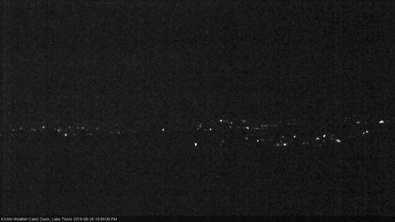 Lake Travis webcam, May 28, 2019 10:00 PM CT