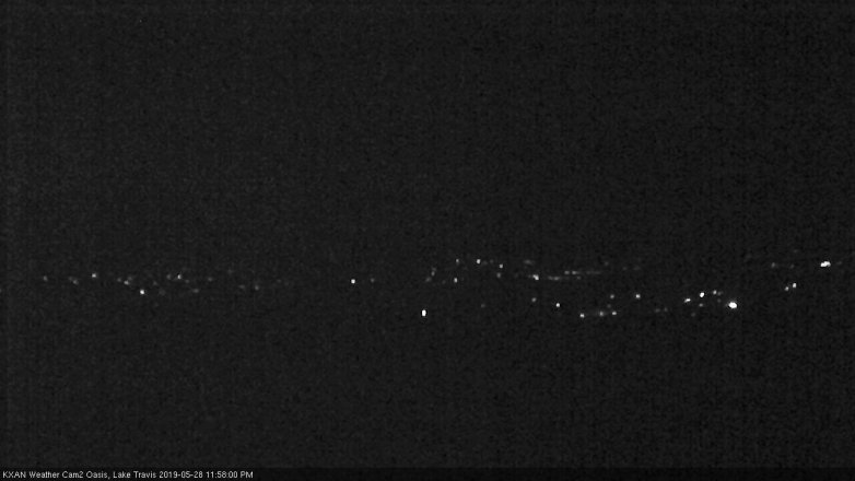 Lake Travis webcam, May 28, 2019 11:00 PM CT