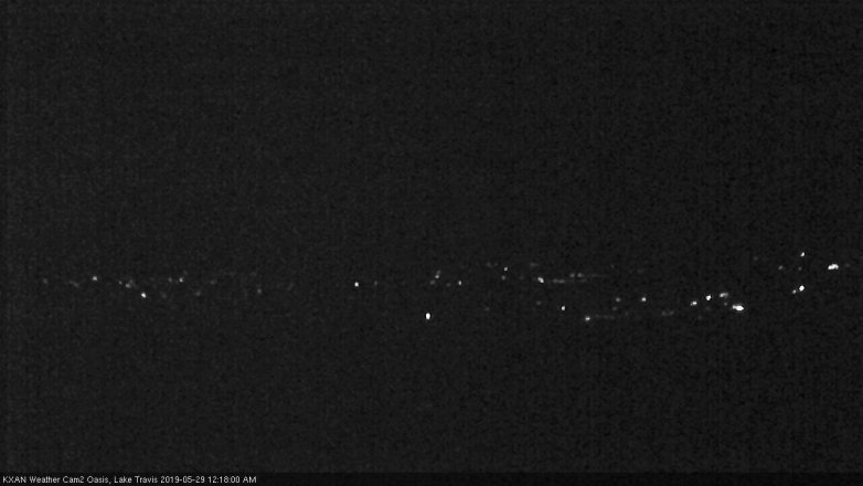 Lake Travis webcam, May 28, 2019 11:20 PM CT