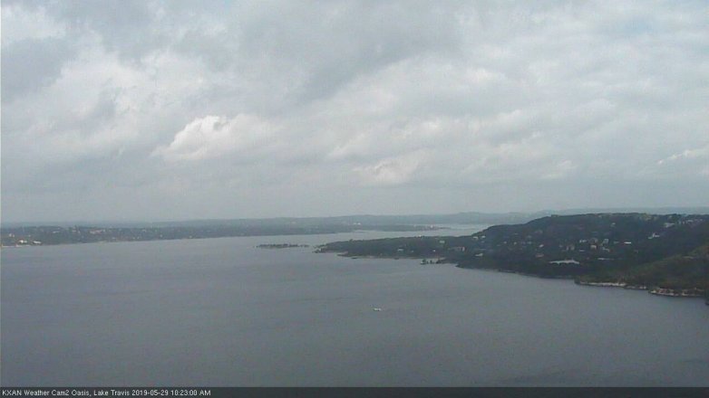 Lake Travis webcam, May 29, 2019 9:25 AM CT
