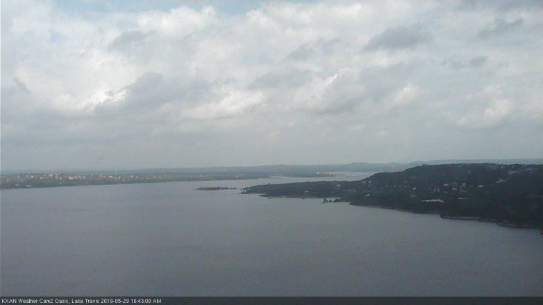 Lake Travis webcam, May 29, 2019 9:45 AM CT