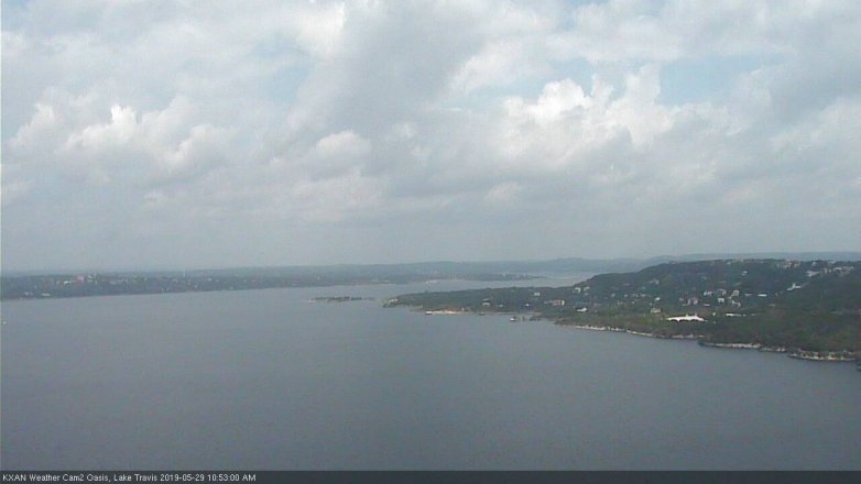 Lake Travis webcam, May 29, 2019 9:55 AM CT