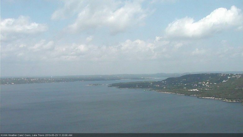 Lake Travis webcam, May 29, 2019 10:35 AM CT