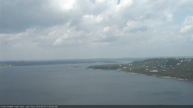 Lake Travis webcam, May 29, 2019 10:55 AM CT
