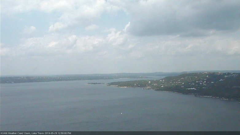 Lake Travis webcam, May 29, 2019 12:00 PM CT