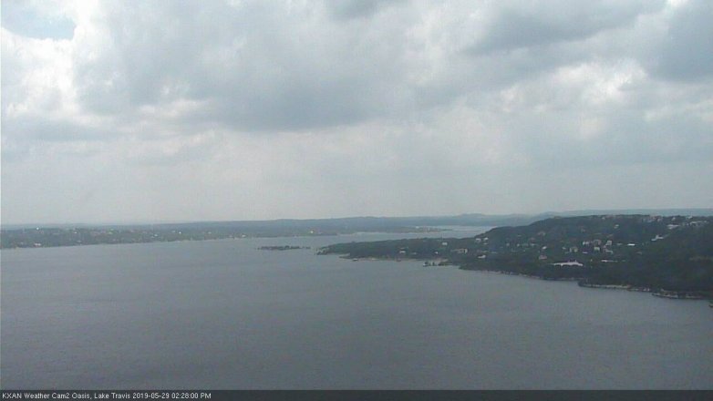 Lake Travis webcam, May 29, 2019 1:30 PM CT