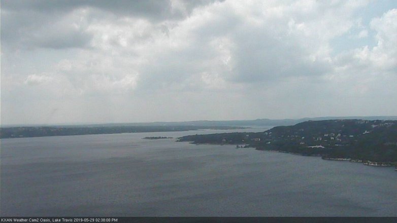 Lake Travis webcam, May 29, 2019 1:40 PM CT