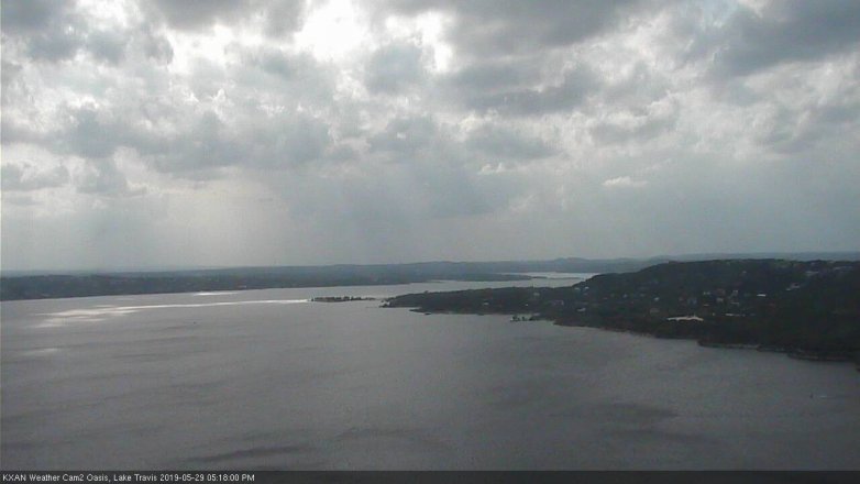 Lake Travis webcam, May 29, 2019 4:20 PM CT