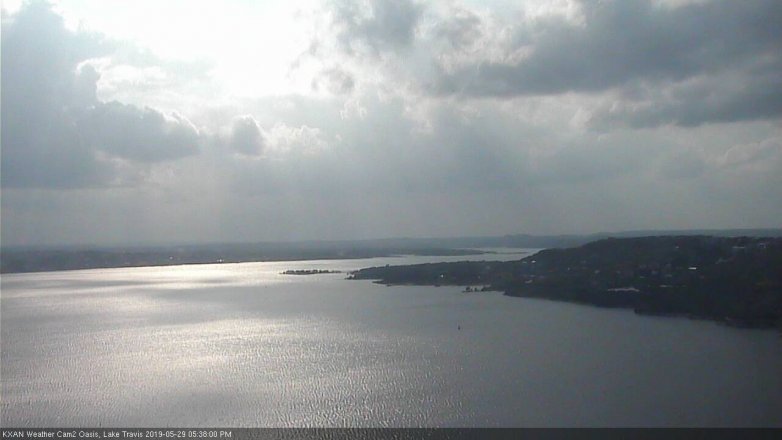 Lake Travis webcam, May 29, 2019 4:40 PM CT