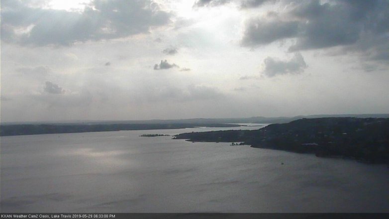 Lake Travis webcam, May 29, 2019 5:35 PM CT
