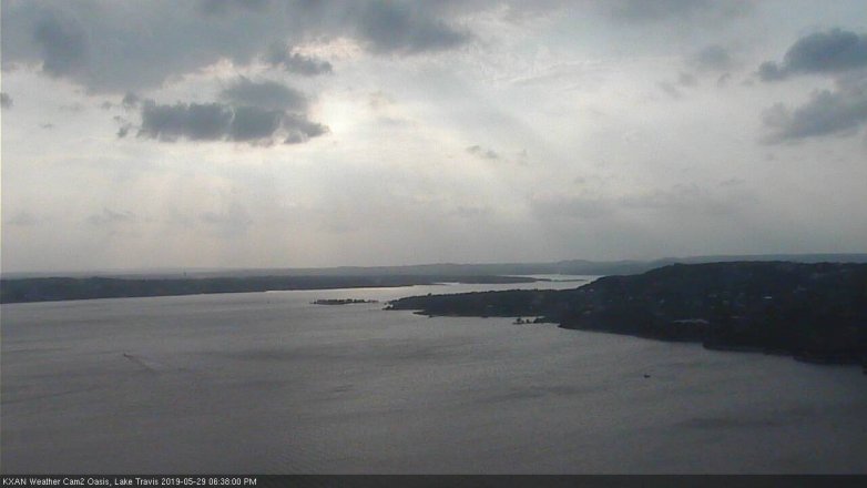 Lake Travis webcam, May 29, 2019 5:40 PM CT