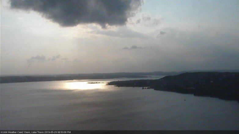 Lake Travis webcam, May 29, 2019 5:55 PM CT