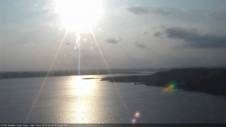 Lake Travis webcam, May 29, 2019 6:05 PM CT