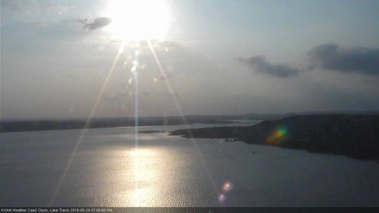 Lake Travis webcam, May 29, 2019 6:10 PM CT
