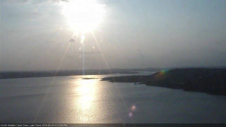 Lake Travis webcam, May 29, 2019 6:15 PM CT