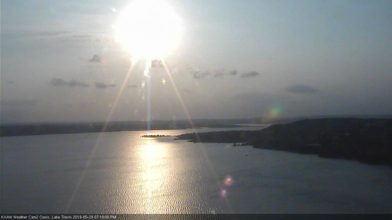 Lake Travis webcam, May 29, 2019 6:20 PM CT