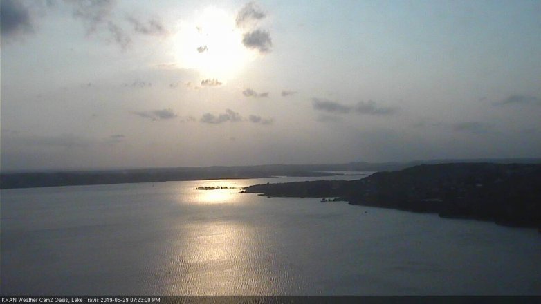 Lake Travis webcam, May 29, 2019 6:25 PM CT