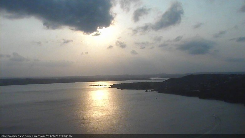 Lake Travis webcam, May 29, 2019 6:30 PM CT