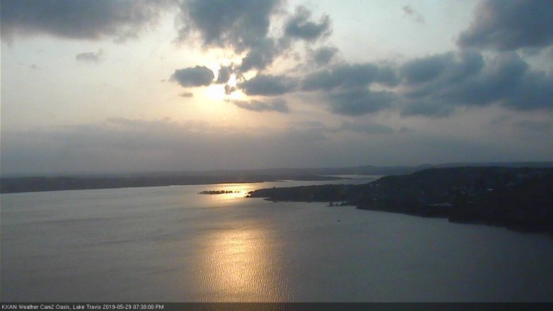 Lake Travis webcam, May 29, 2019 6:40 PM CT