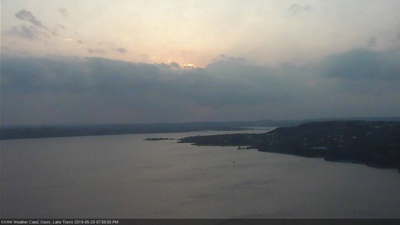 Lake Travis webcam, May 29, 2019 7:00 PM CT