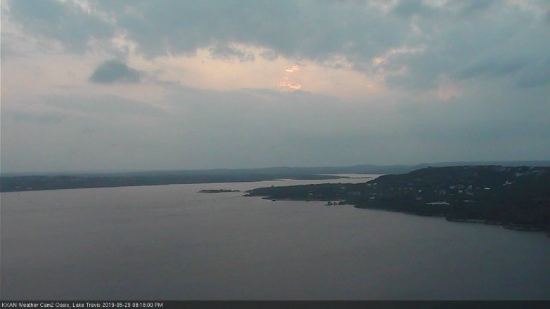 Lake Travis webcam, May 29, 2019 7:20 PM CT