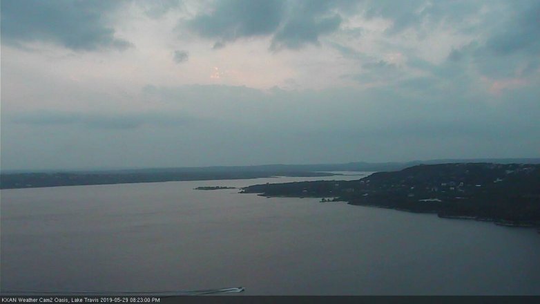 Lake Travis webcam, May 29, 2019 7:25 PM CT
