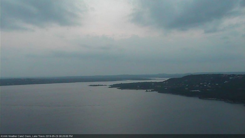 Lake Travis webcam, May 29, 2019 7:30 PM CT