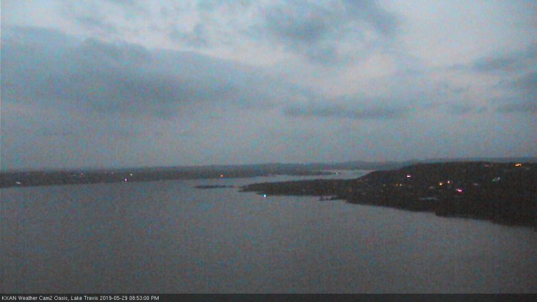 Lake Travis webcam, May 29, 2019 7:55 PM CT
