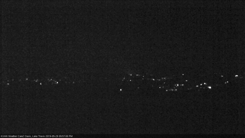 Lake Travis webcam, May 29, 2019 9:00 PM CT