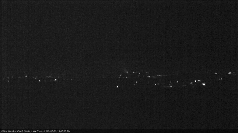 Lake Travis webcam, May 29, 2019 9:50 PM CT