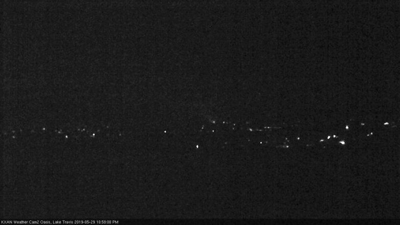 Lake Travis webcam, May 29, 2019 10:00 PM CT