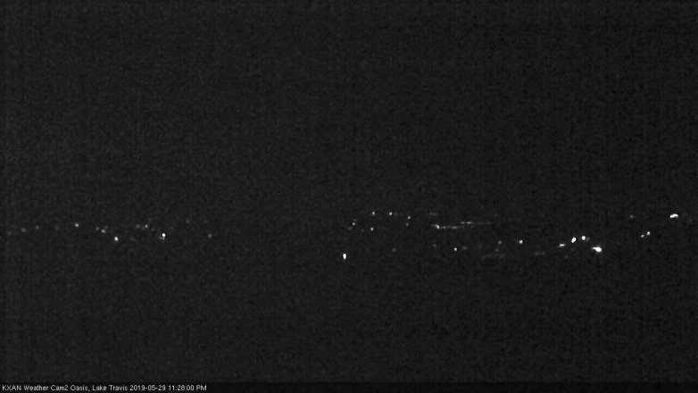 Lake Travis webcam, May 29, 2019 10:30 PM CT