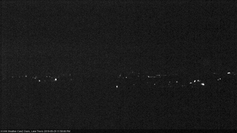 Lake Travis webcam, May 29, 2019 11:00 PM CT