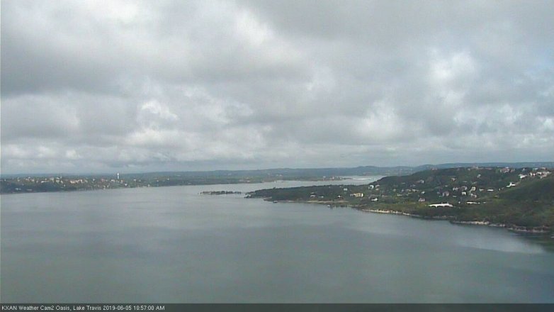 Lake Travis webcam, June 5, 2019 10:00 AM CT