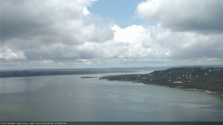 Lake Travis webcam, June 5, 2019 11:40 AM CT